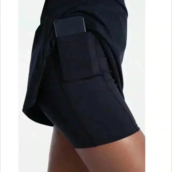 LOLË New Athletic Cycle Tennis Pickleball Dress Size M Black Gym Workout NWT - Picture 4 of 12